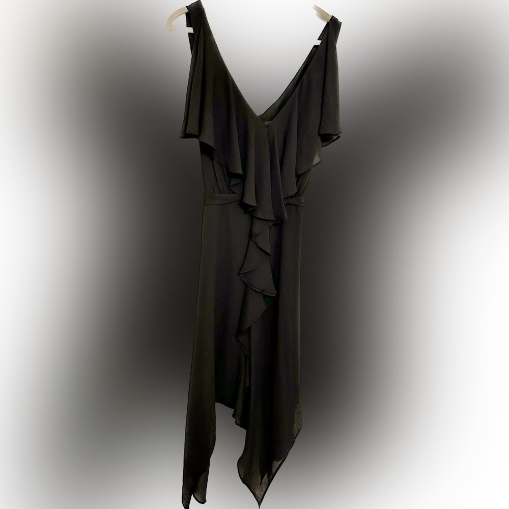 BCBG Handkerchief Little Black Dress Size 6